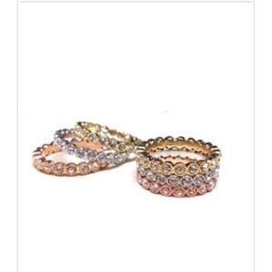 Tri Color Stackable Rings